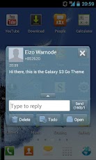 Galaxy S3 Go SMS Pro Theme