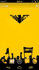 Gummy  CM9 Theme Liberty Gold