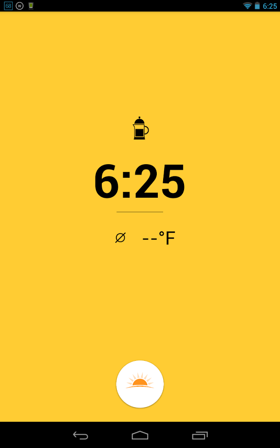 Warmly — An alarm clock