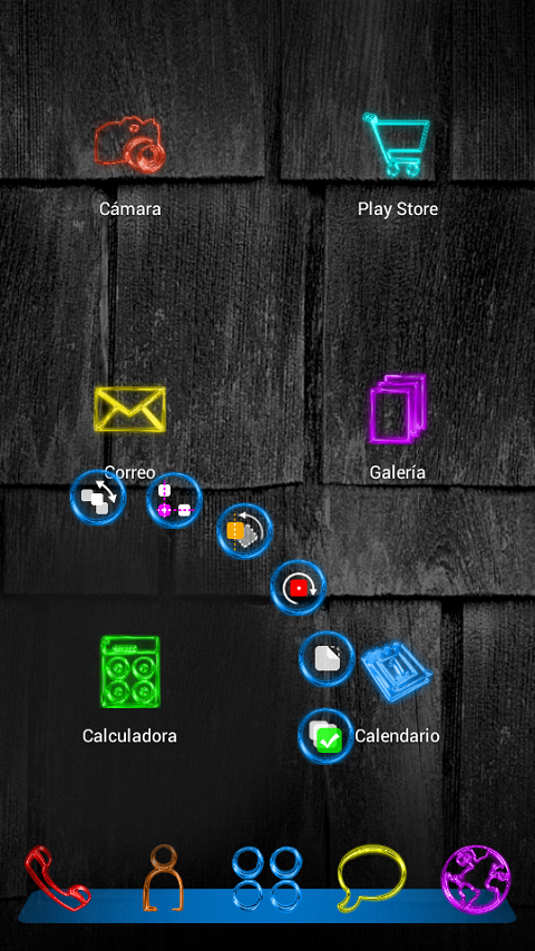 Next Launcher Theme GlowColors