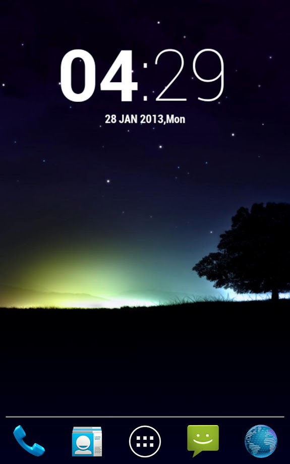 cLock Weather Widget UCCW skin