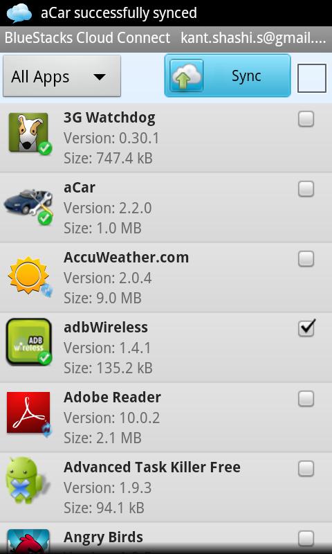 BlueStacks Cloud Connect