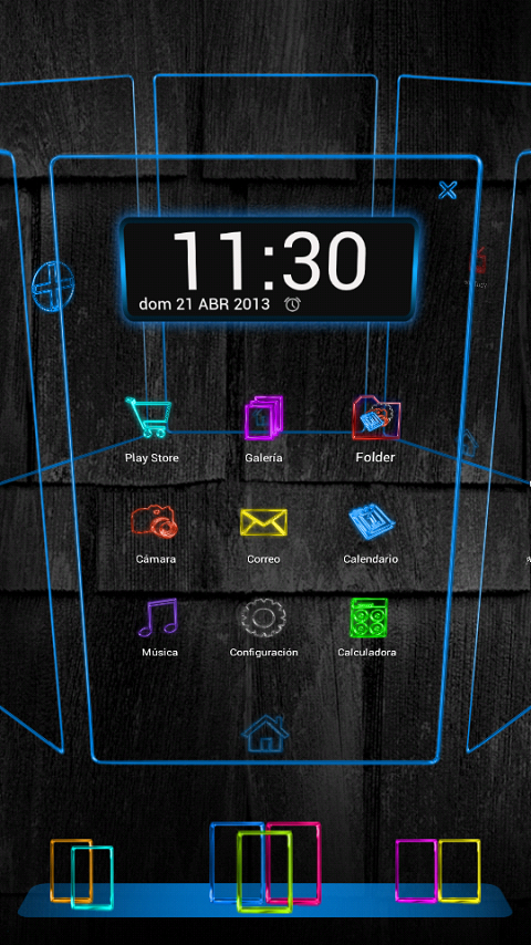 Next Launcher Theme GlowColors