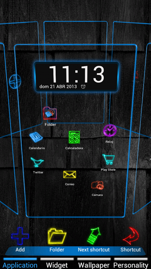 Next Launcher Theme GlowColors