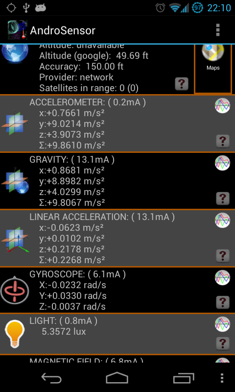 AndroSensor