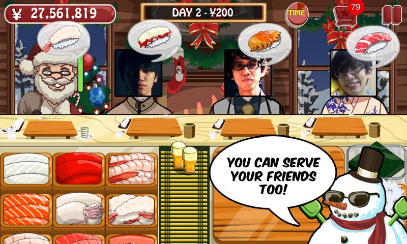 Sushi Friends Christmas Games