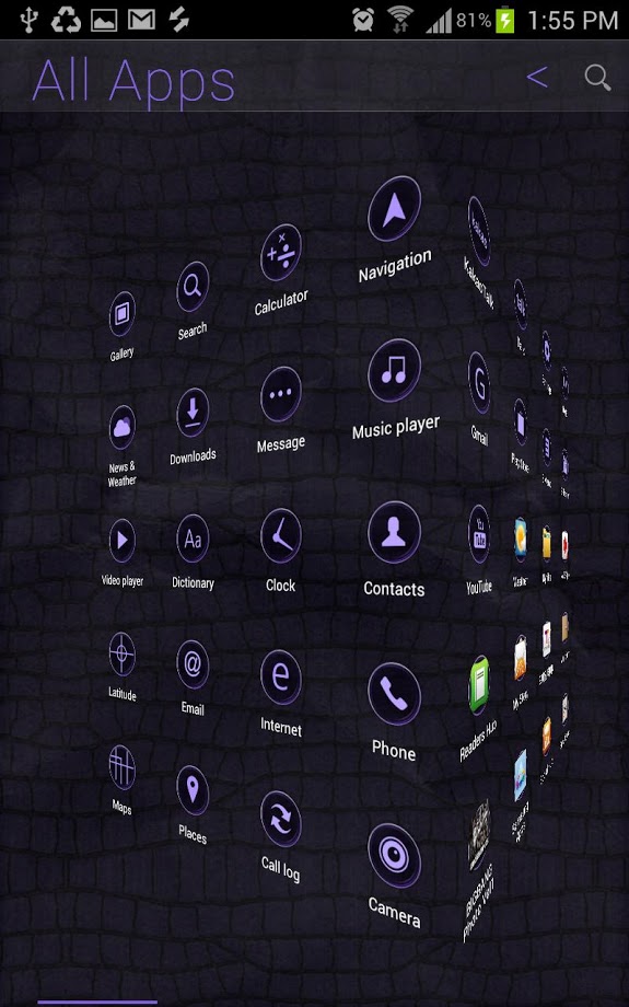 Royal Purple Atom theme