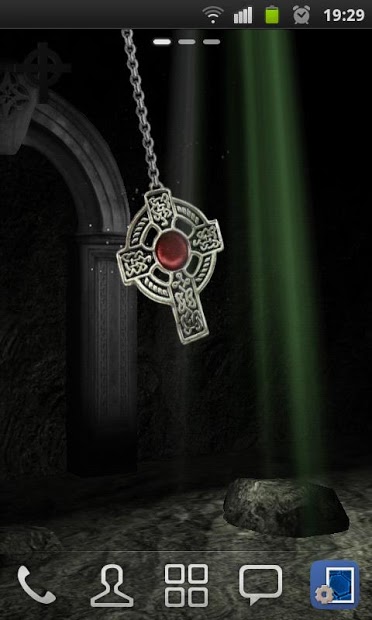 3D Celtic Cross Wallpaper