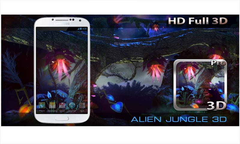 Alien Jungle 3D Live Wallpaper
