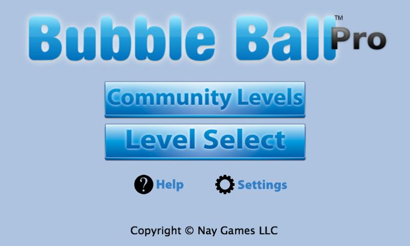 Bubble Ball Pro