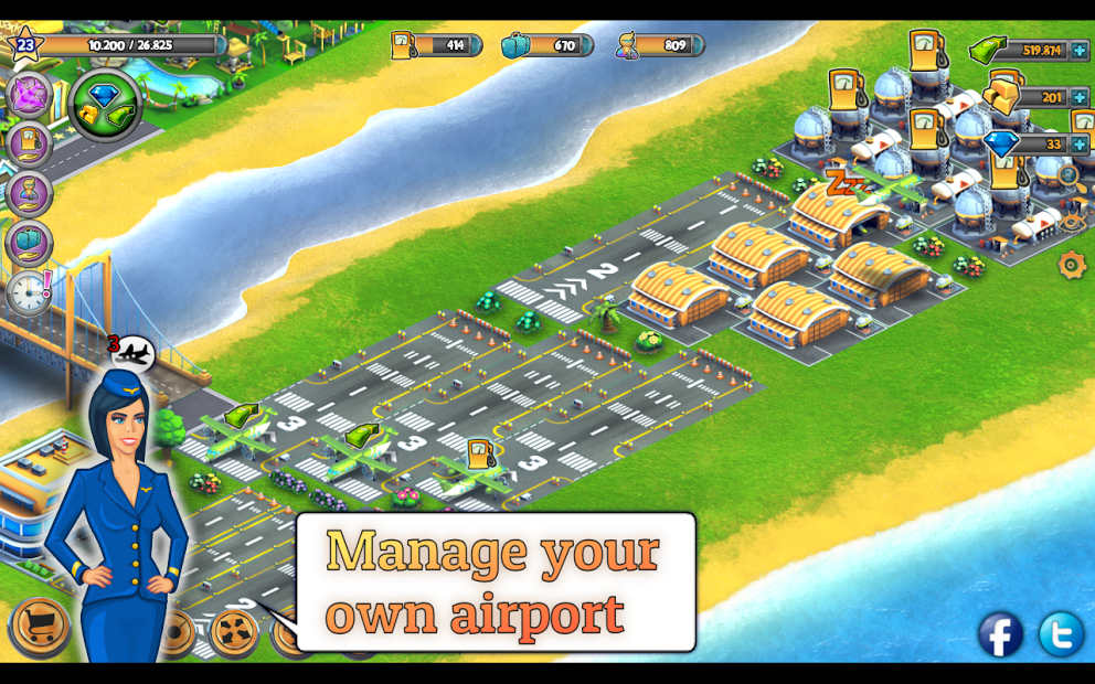 City Island: Airport Asia (Mod Money)