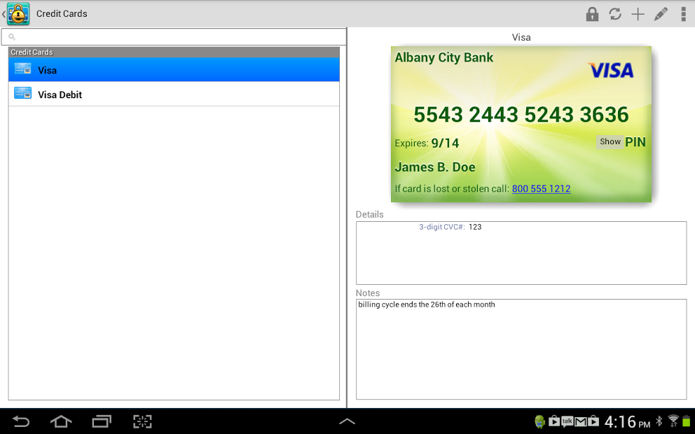 eWallet - Password Manager