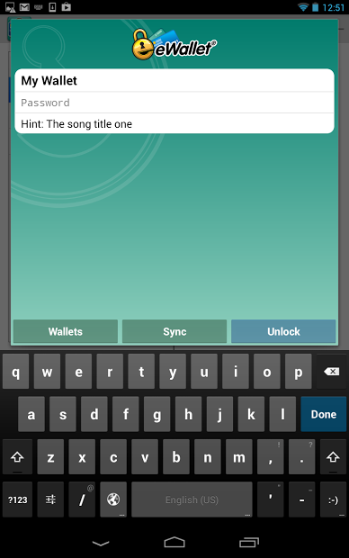 eWallet - Password Manager