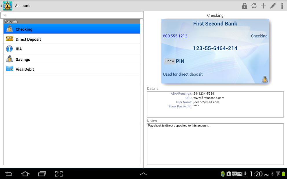 eWallet - Password Manager