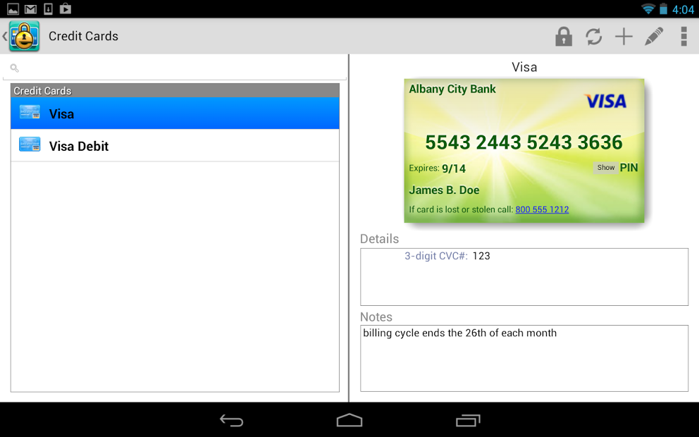 eWallet - Password Manager