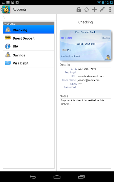 eWallet - Password Manager