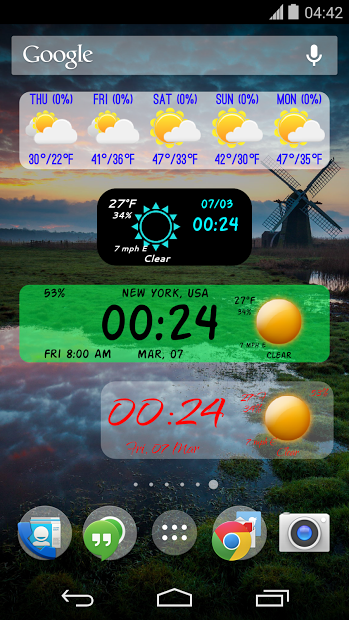 FancyClock Widget Pro