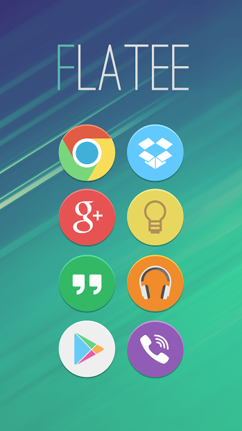 Flatee - Icon Pack