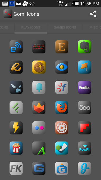 Gomi Icons Nova/Apex/ADW