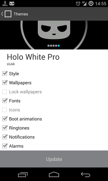 Holo White Pro CM11 Theme