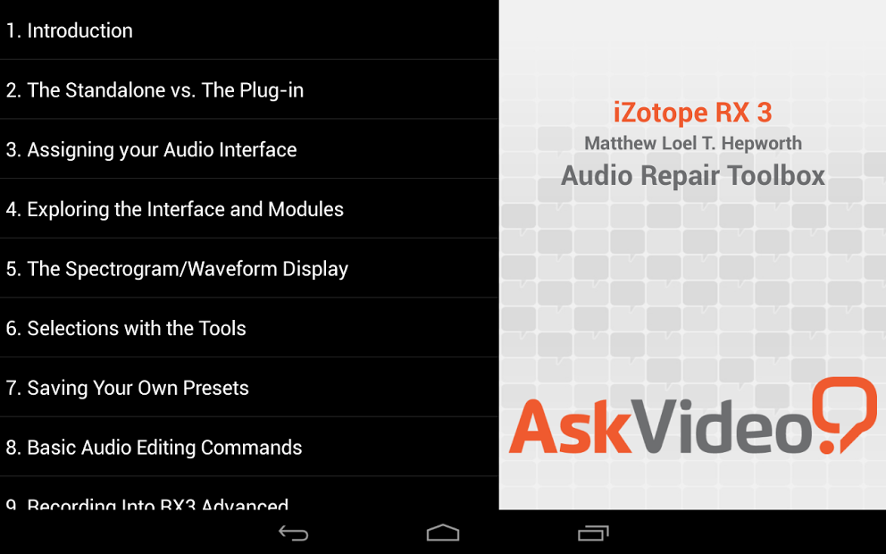 iZotope Audio Repair Toolbox