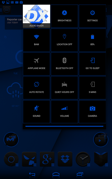 JB Extreme Theme Blue CM11