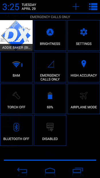 JB Extreme Theme Blue CM11