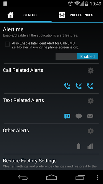 Missed Call/SMS Alert.me