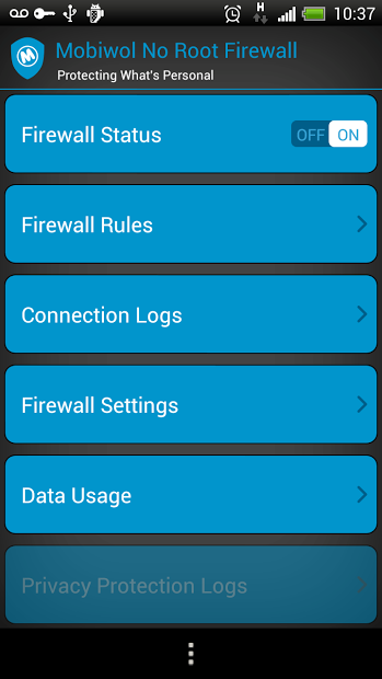 Mobiwol: NoRoot Firewall