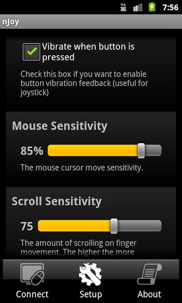 nJoy - Joystick up your device