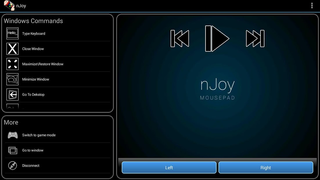 nJoy - Joystick up your device