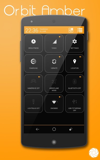 Orbit Amber - PA/CM11 Theme