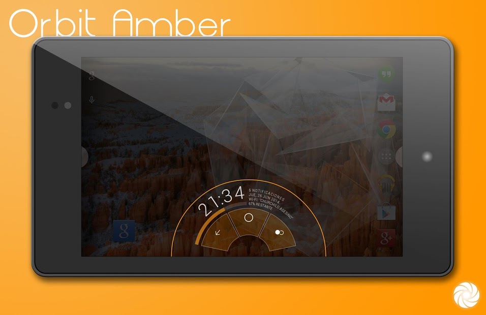 Orbit Amber - PA/CM11 Theme