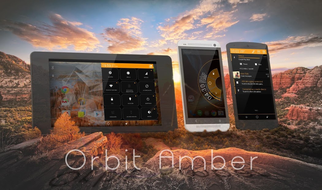 Orbit Amber - PA/CM11 Theme