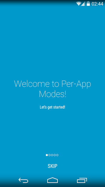 Per-App Modes