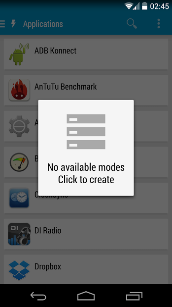 Per-App Modes