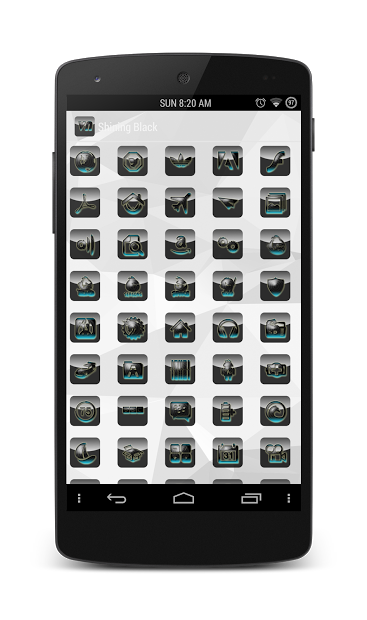 Shining Blue Icon Pack