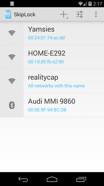 SkipLock Wifi Bluetooth Unlock