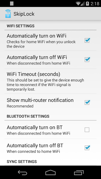 SkipLock Wifi Bluetooth Unlock