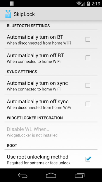 SkipLock Wifi Bluetooth Unlock