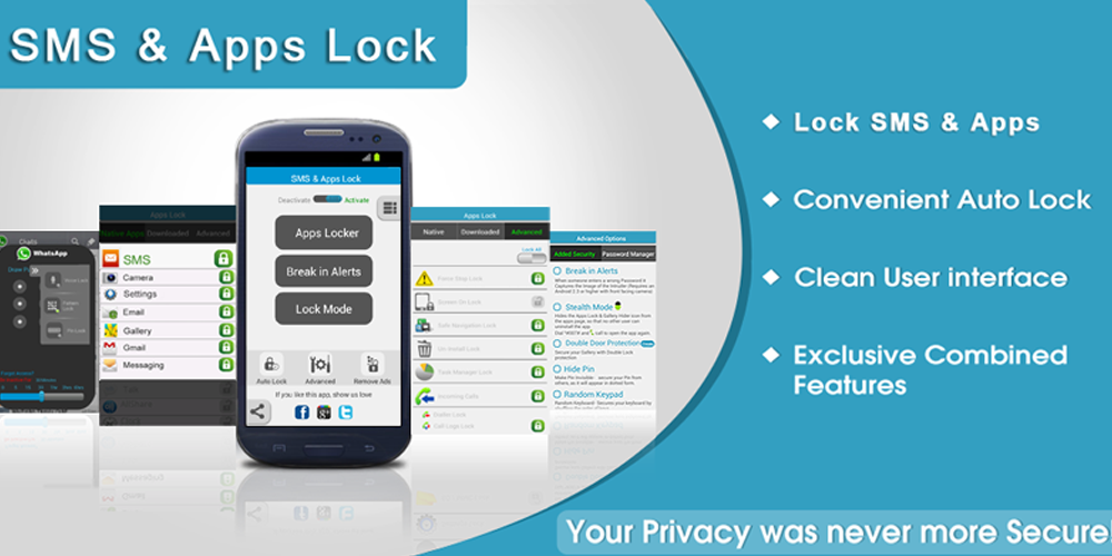 SMS & Apps Lock