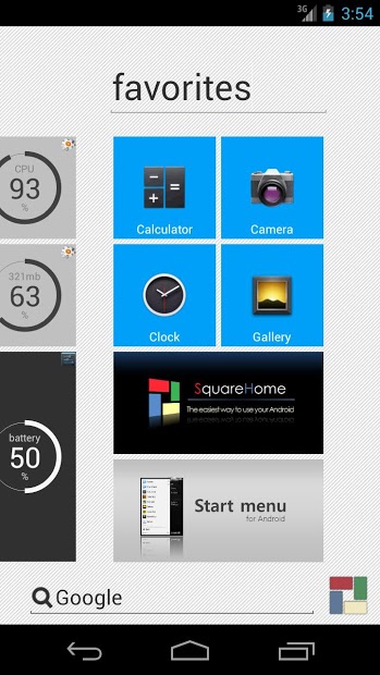 SquareHome.Tablet (Launcher)