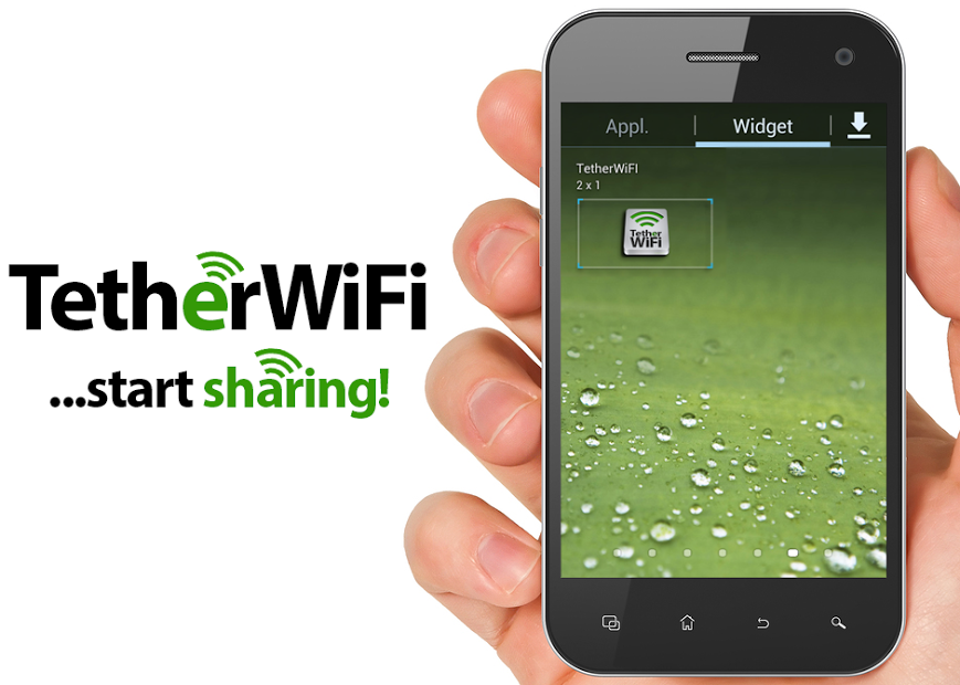 Tether WiFi Hotspot one click