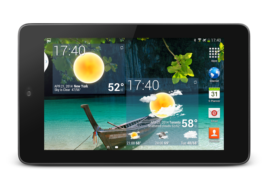 Animated widgets