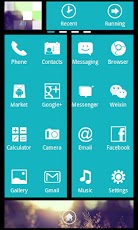 WP7blue Theme GO Launcher EX