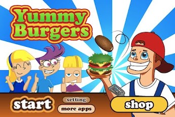 Yummy Burger kids cooking game