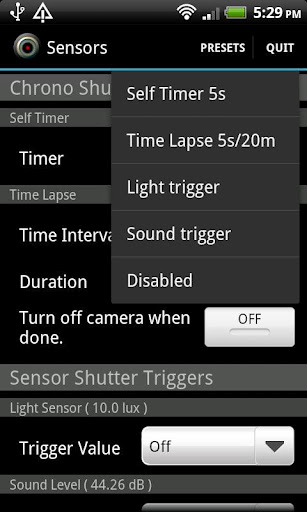 Sensor Camera Pro
