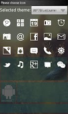 WP7blue Theme GO Launcher EX