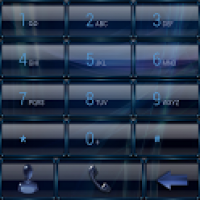 exDialer GlassMetalFrameBlue 1.2