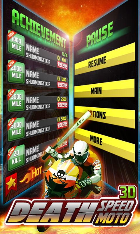 Death Speed：Moto 3D (Mod Money)